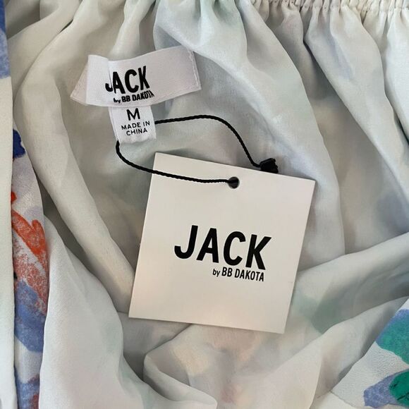 JACK by BB Dakota Floral Summer Dress Women’s Size Medium - Picture 7 of 8